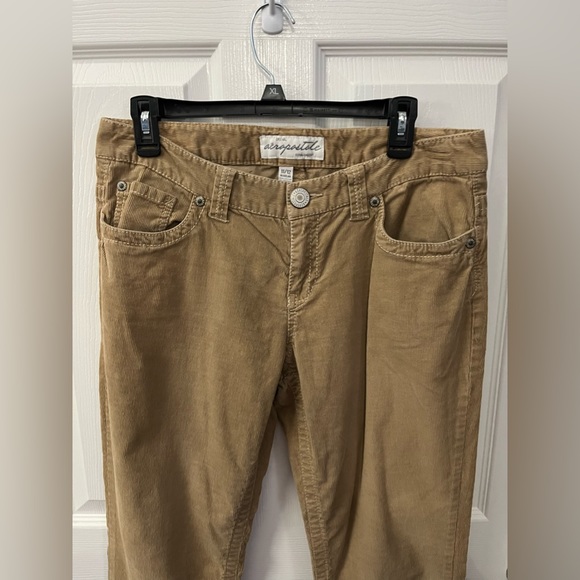 Aeropostale size 11/12 tan/brown corduroy pants - Picture 3 of 5